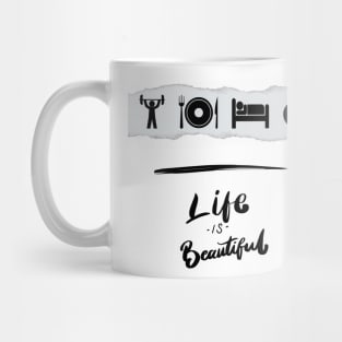 life is beautiful Mug